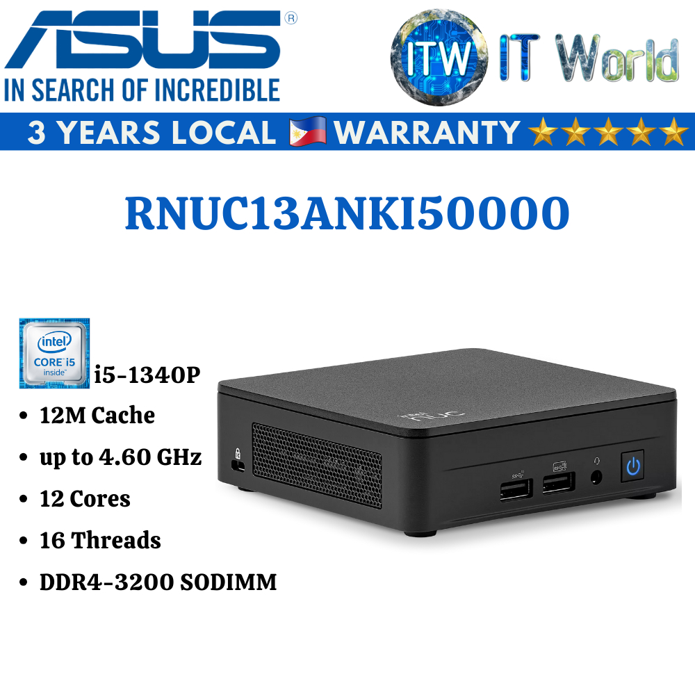 Asus Nuc Pro Kit Nuc Anhi I P Slim Barebone System Arena