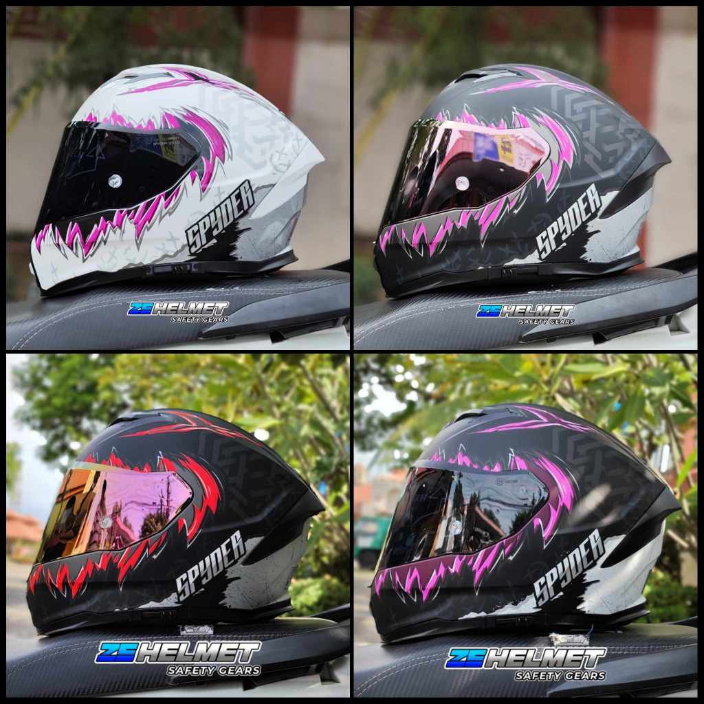 SPYDER CORSA S2 BREEZY All Colors FULL FACE DUAL VISOR With FREE