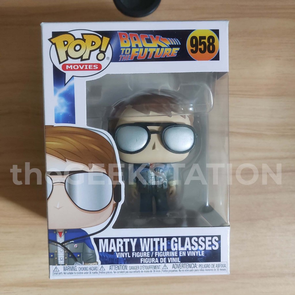 Funko Pop Movies Back To The Future Marty McFly With Glasses 958