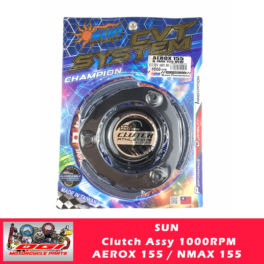 Clutch Assy 1000RPM NMAX 155 AEROX 155 SUN Racing Shopee Philippines