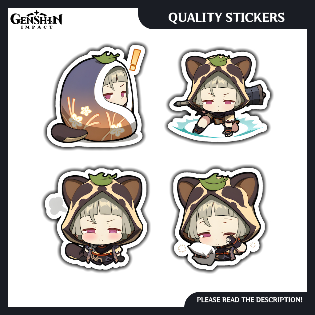 Sayu Genshin Impact Emoji Stickers Shopee Philippines