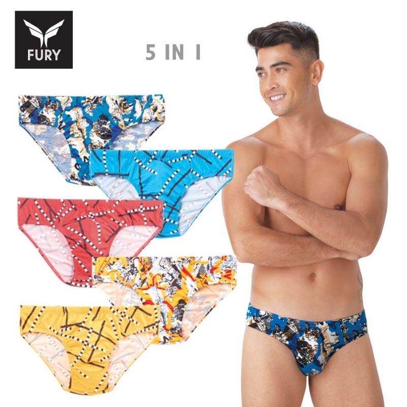 Fury Men S Bikini Brief In Pack Shopee Philippines