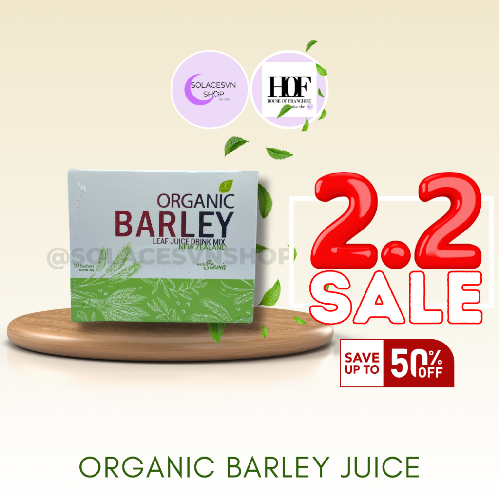 JC ORGANIC BARLEY JUICE 10 Sachets Box Shopee Philippines