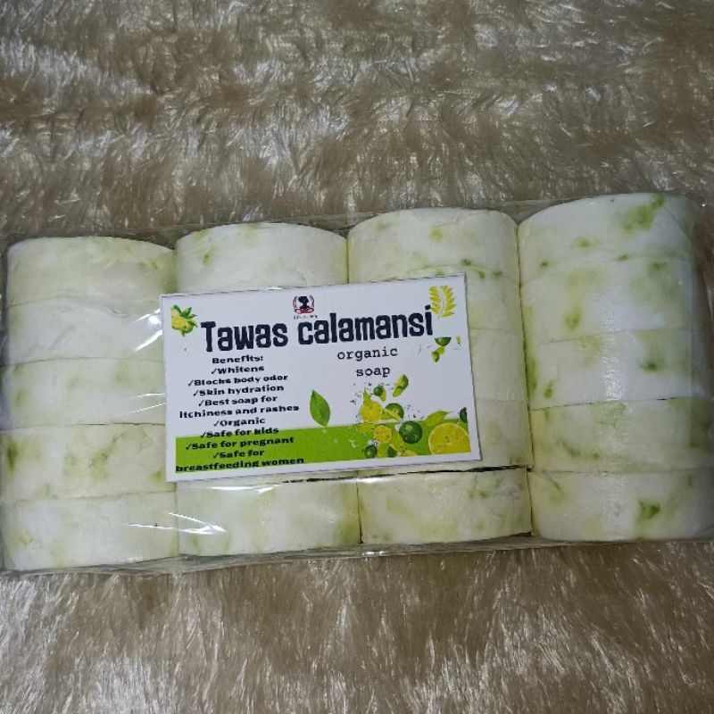 Bb Beauty Round 1kg Tawas Calamansi Round Soap 20 Pcs Round Shopee