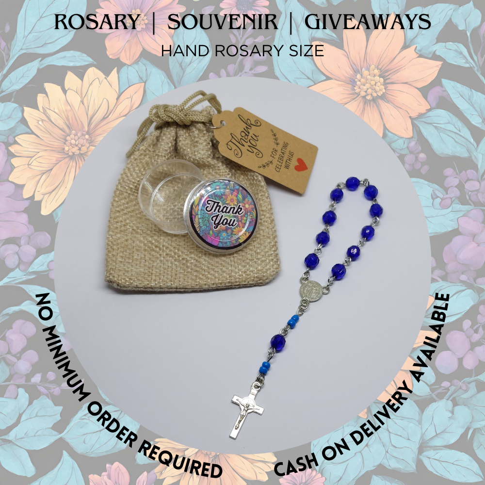 Pocket Rosary Souvenir Giveaways Elegant Unique Baptism Christening