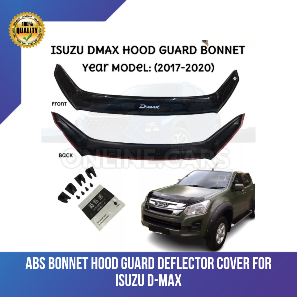 Cpa Abs Bonnet Hood Guard Deflector Cover For Isuzu D Max