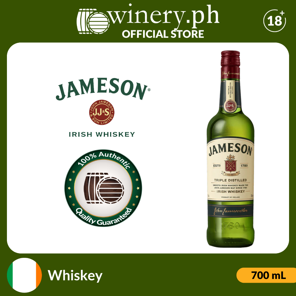 Jameson Irish Whiskey Ml Shopee Philippines