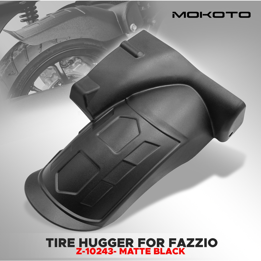 MOKOTO MIO FAZZIO TIRE HUGGER Z 10243 MATTE BLACK Z 10244 CARBON