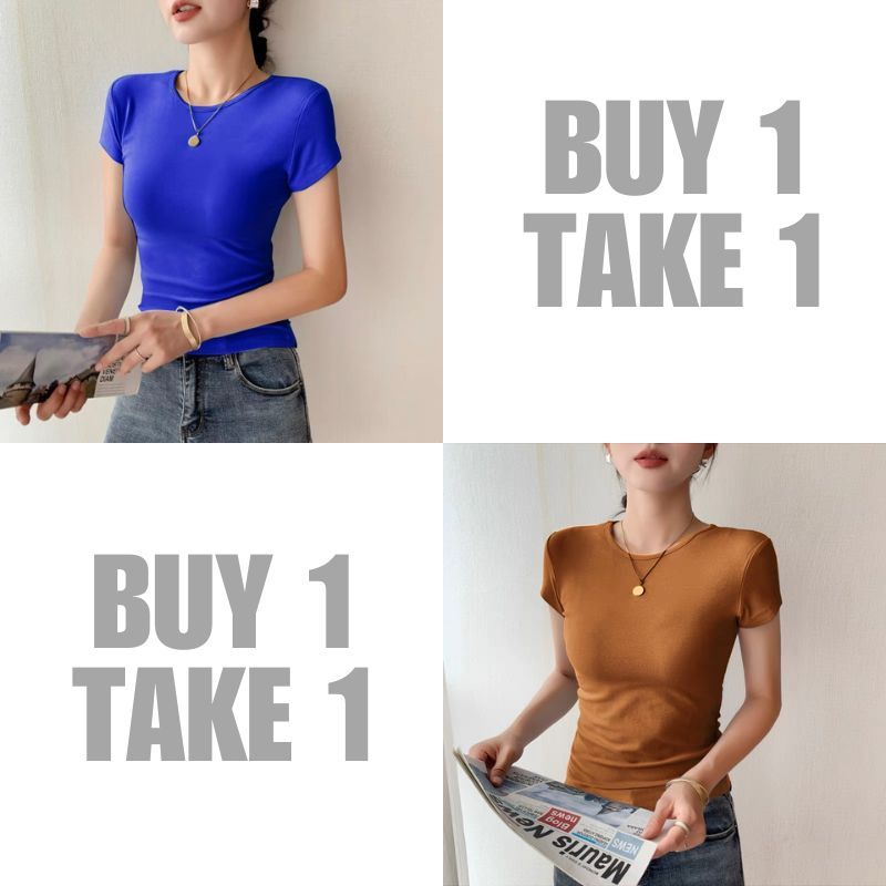 BUY 1 TAKE 1 KILY PH Double Lining Basic Top Body Hugging Full Length