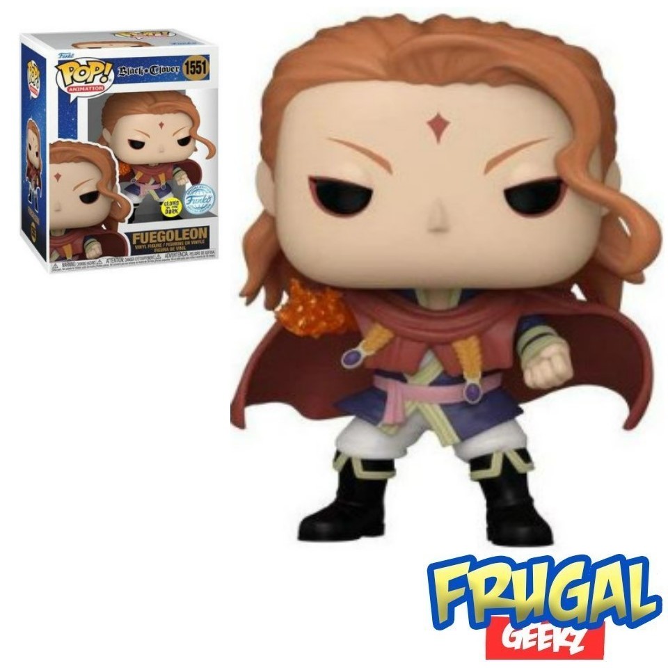 Funko Pop Anime Black Clover Fuegoleon Gitd Special Edition Vinyl