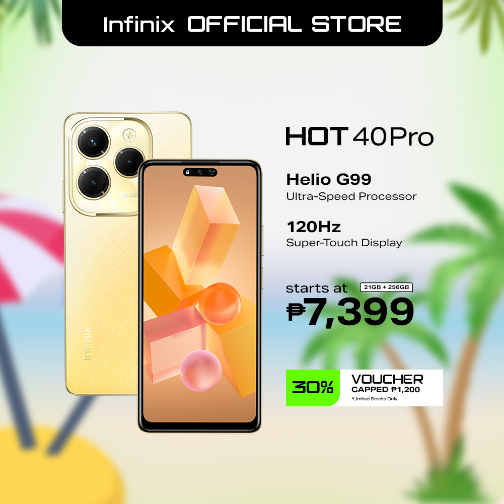 Infinix Hot 40 Pro Up To 21GB 12 256GB MediaTek Helio G99 1 Year