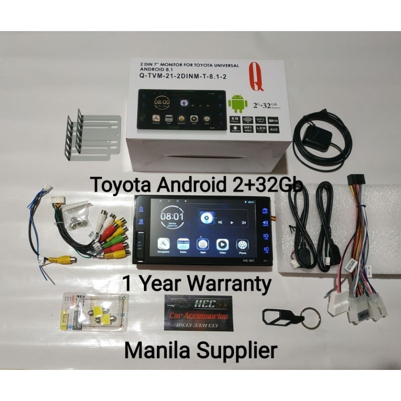 Toyota Size Android Fortuner Innova Hiace Vios Altis Camry Avanza Head