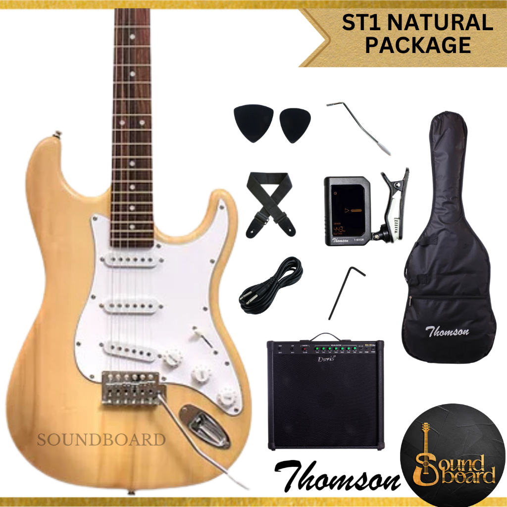 Thomson ST1 Package Strat Electric Guitar With 15W Amplifier And