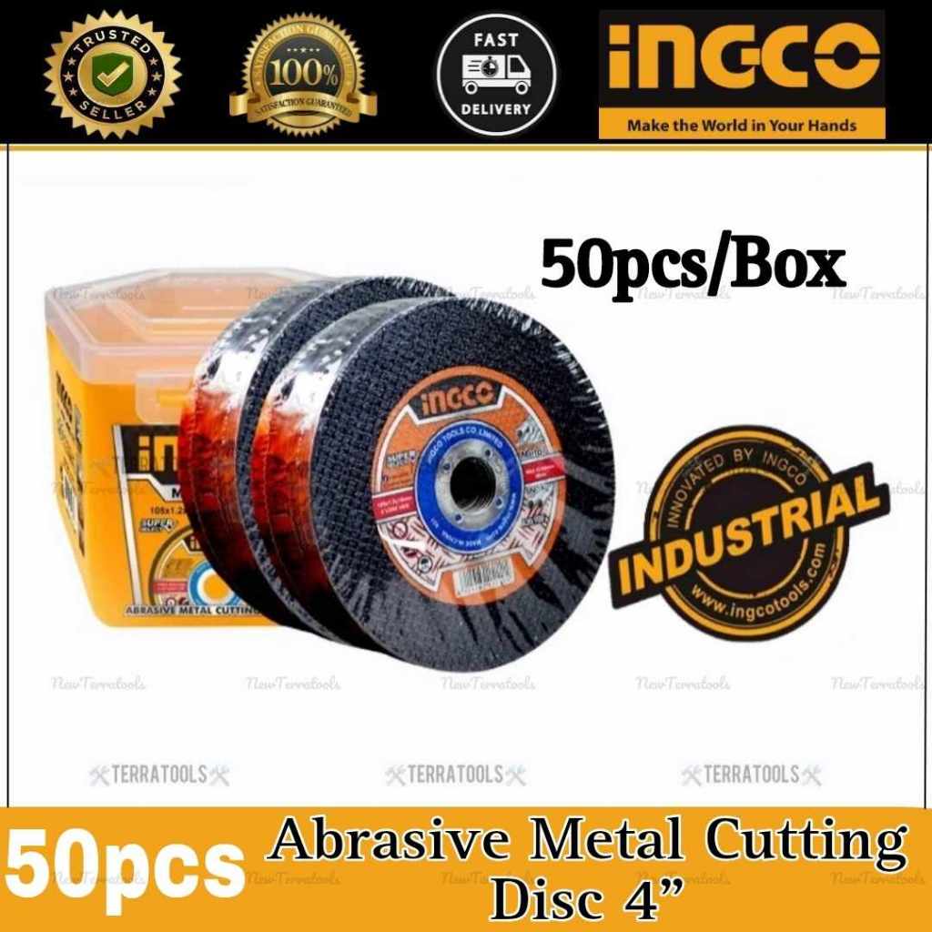 Ingco Pcs Original Abrasive Metal Cutting Disc Set For Angle Grinder