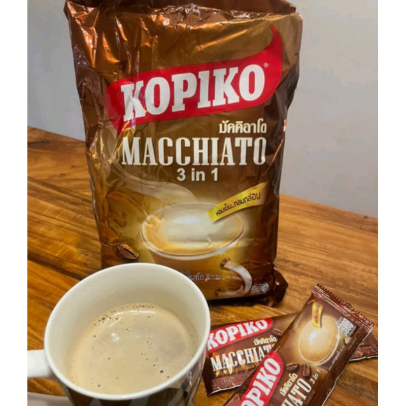 Kopiko Macchiato 3n1 Instant Coffee Mix Shopee Philippines