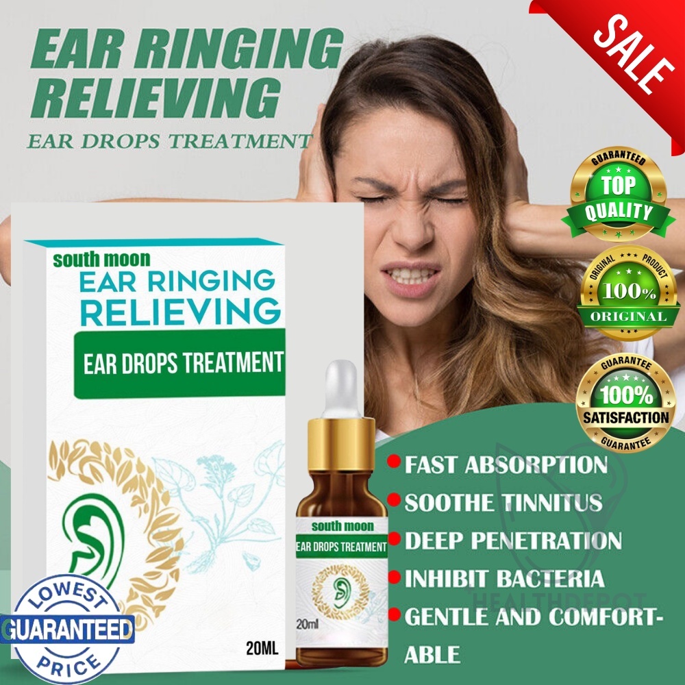 South Moon Tinnitus Liquid Ear Drops Infection Treatment Cleaning