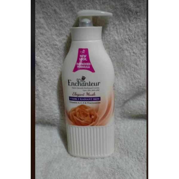 ENCHANTEUR Satin Smooth Perfumed Lotion ELEGANT MUSK 500ml Dubai UAE