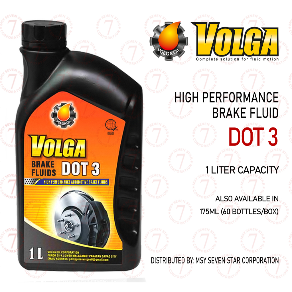 Volga Brake Fluid Dot Liter Automotive Brake Fluid Shopee Philippines