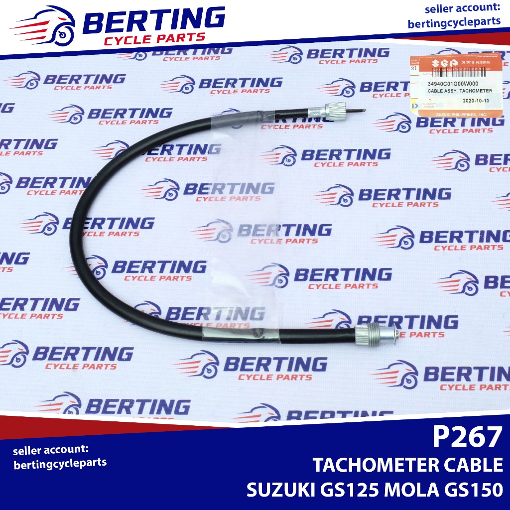 Sgp Tachometer Cable Suzuki Gs Mola Gs Genuine C G W