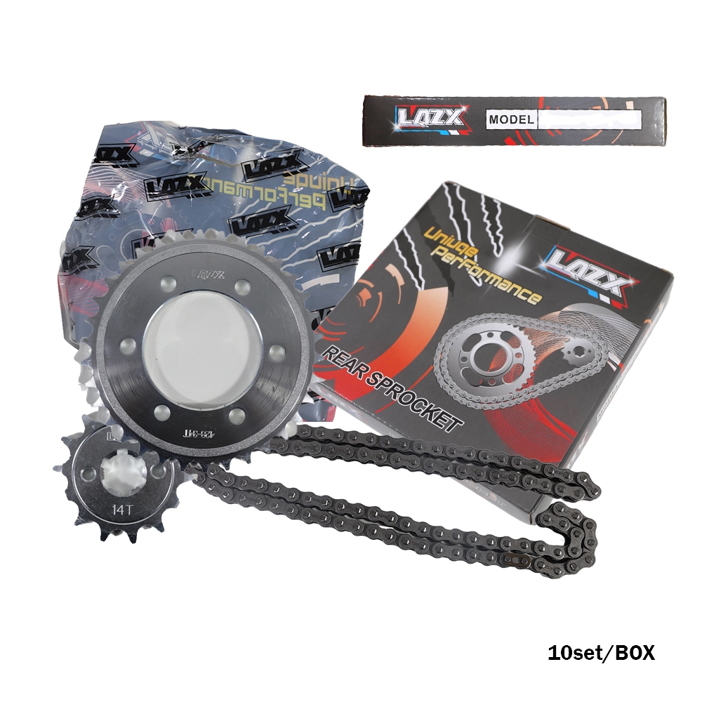 LAZX SPROCKET CHAIN SET 428 FOR RS100 XRM HD3 FURY RAIDER CB125 TMX