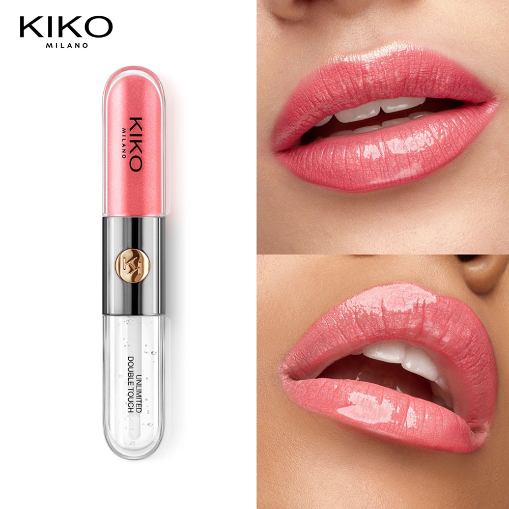 Kiko Milano Minshzee Double Lip Gloss Fog Matte 2 In 1 Double Touch