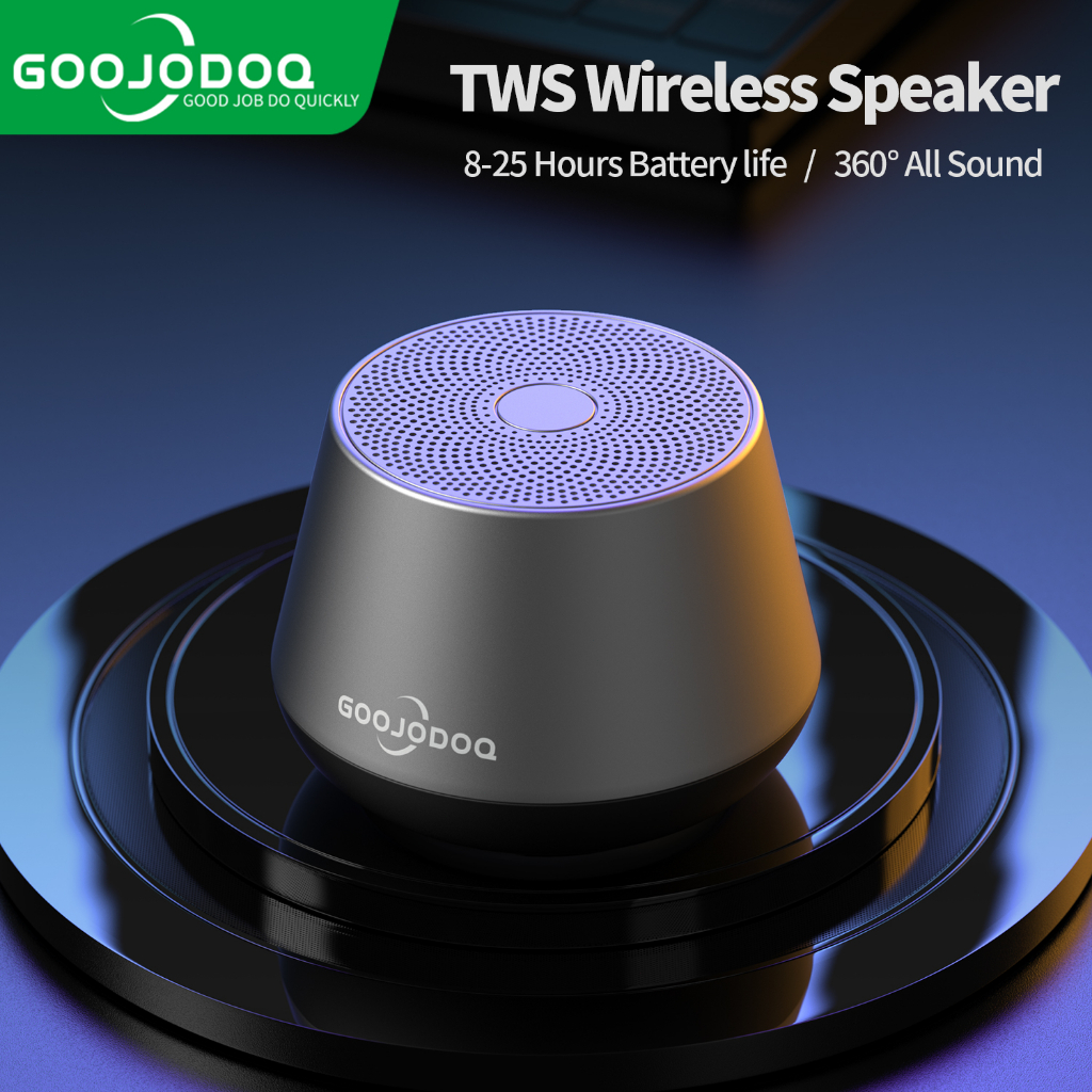 GOOJODOQ Bluetooth Speaker Wireless Portable PC Computer For Laptop