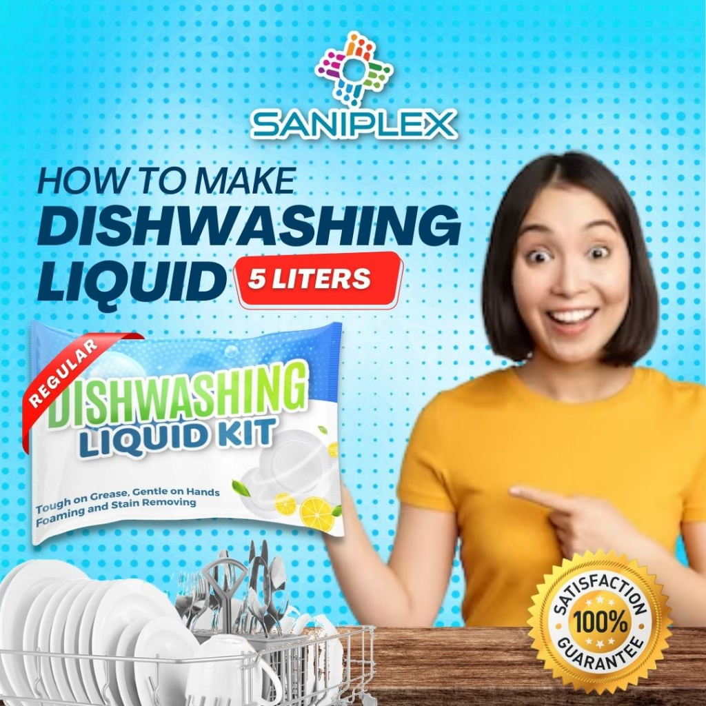 Saniplex Mini Dishwashing Liquid DIY KIT 5 Liters High Cleaning