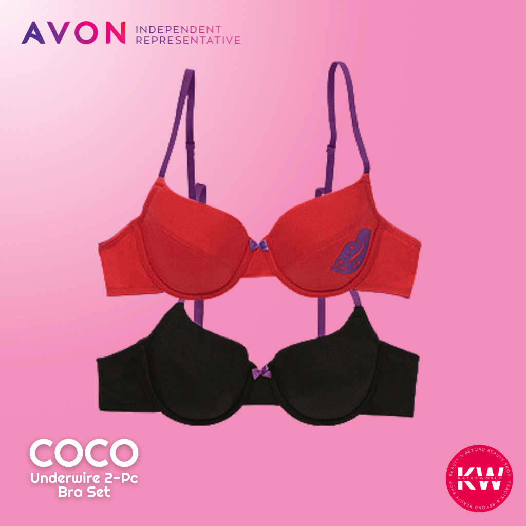 AVON Coco Underwire 2 Pc Bra Set 32A 36B Shopee Philippines