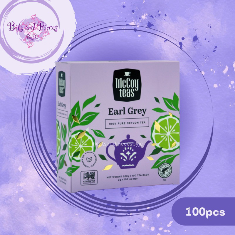 Mccoy Teas Earl Grey Tea Bags Shopee Philippines