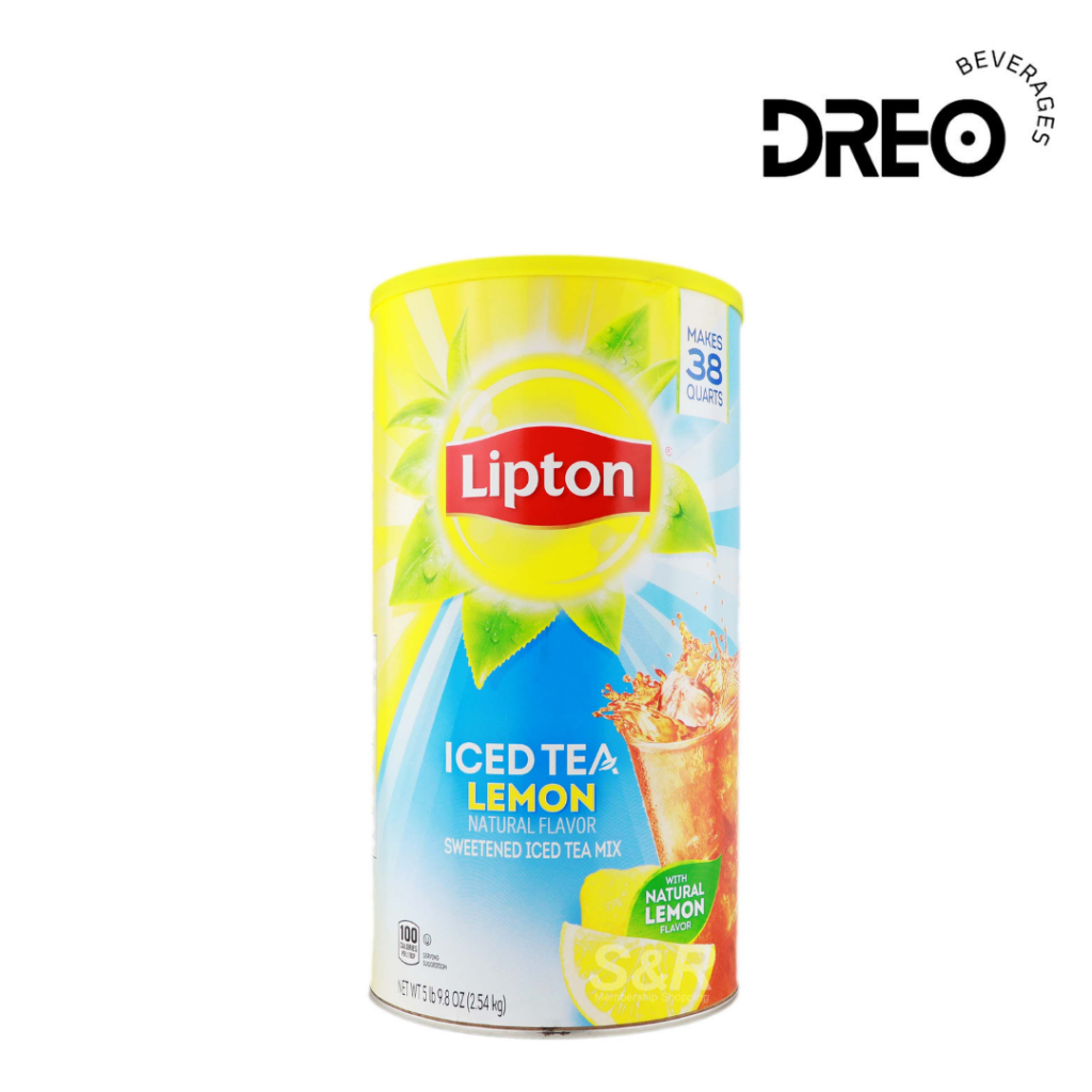 Lipton Iced Tea Lemon Sweetened Iced Tea Mix 2 54kg Shopee Philippines