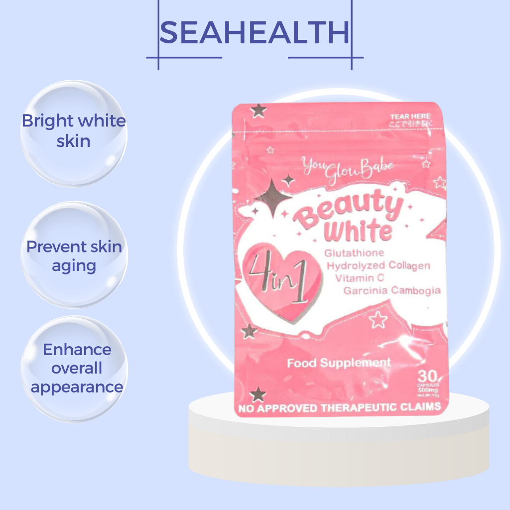 You Glow Babe Beauty White 4 To 1 Glutathione Collagen Slimming