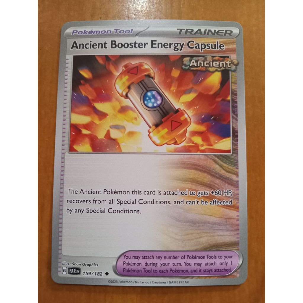 Ancient Booster Energy Capsule Uncommon Pokemon Tcg