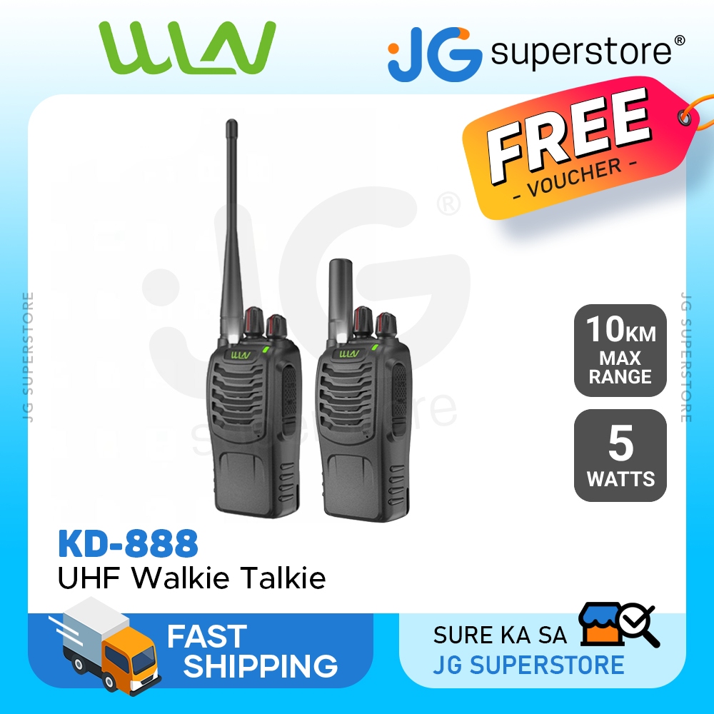 WLN KD C888 Walkie Talkie Portable Two Way Radio 5W 400 470Mhz UHF