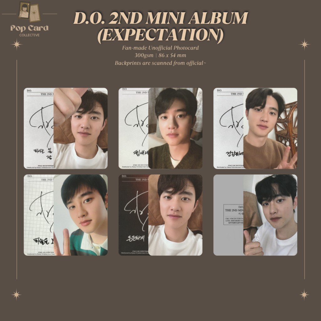 EXO D O The 2nd Mini Album PC Expectation Kyungsoo Fan Made