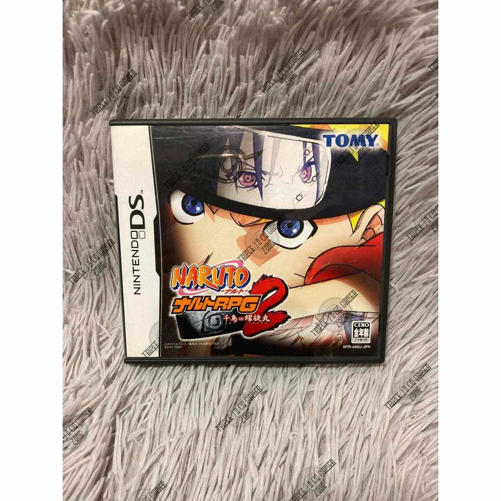 Naruto RPG 2 Chidori Vs Rasengan JAPAN Nintendo DS Game Cart Original