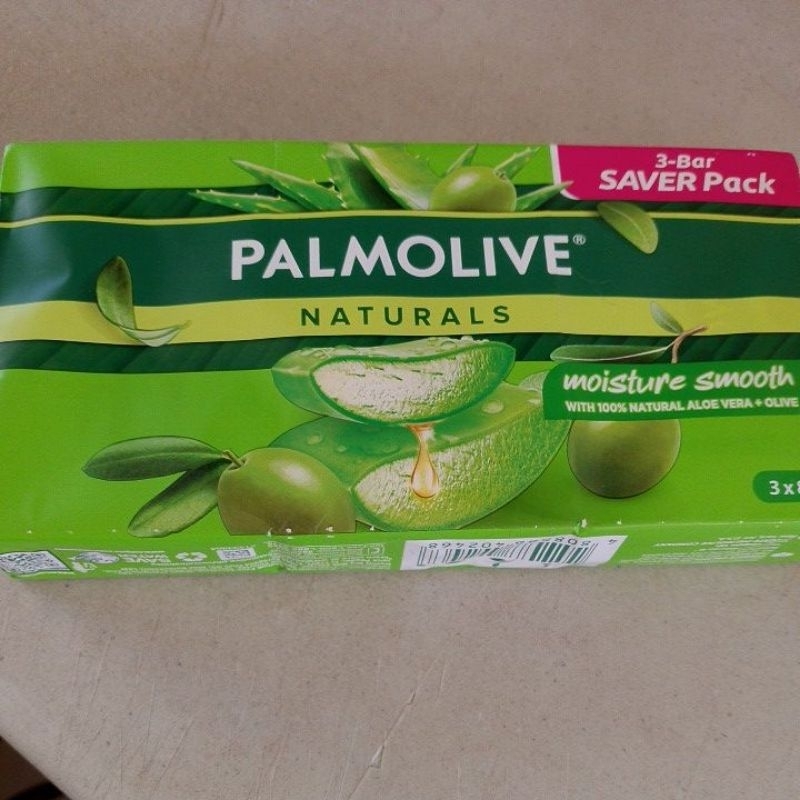 Palmolive Naturals Soap With Aloe Vera Moisture Smooth 3 Bars X 80g