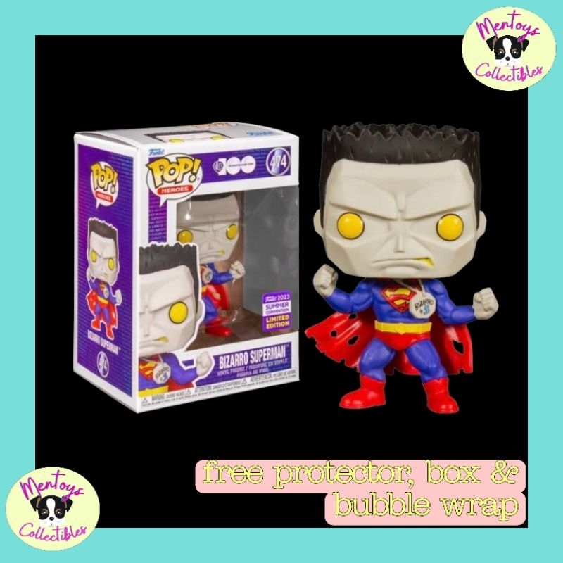 Funko Pop Dc Comics Bizarro Superman Sdcc Exclusive Shopee