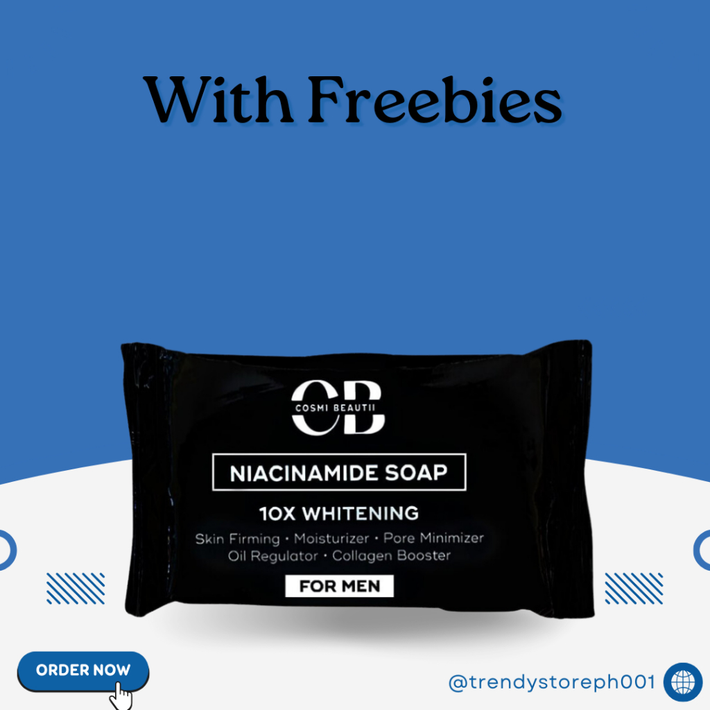 Cb Niacinamide Soap For Men X Whitening Soap Whitening All Skin Types