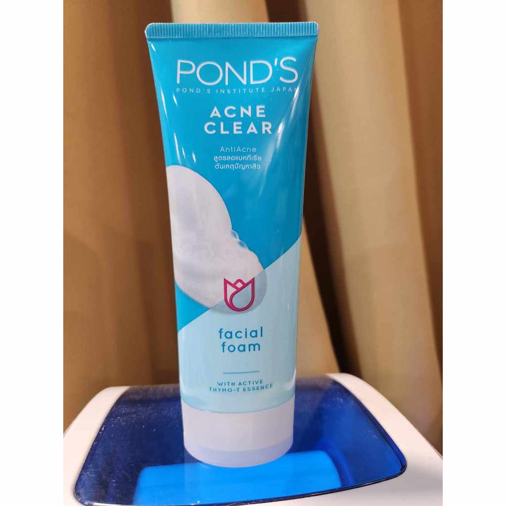 Pond S Acne Clear Facial Foam With Thymol Salicylic Acid And Vitamin