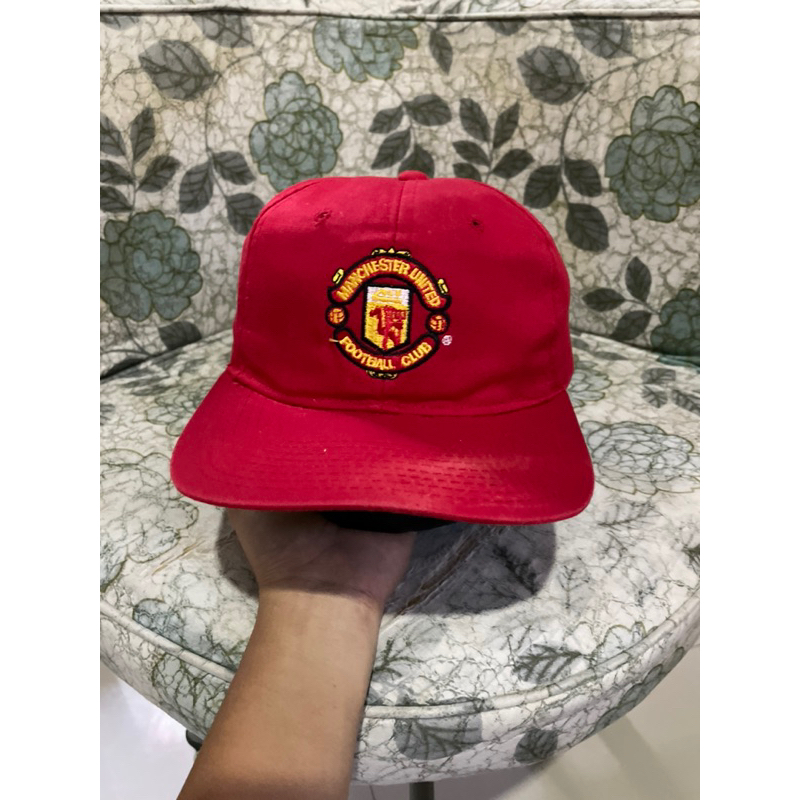 Original And Authentic Manchester United Cap Vintage Shopee Philippines