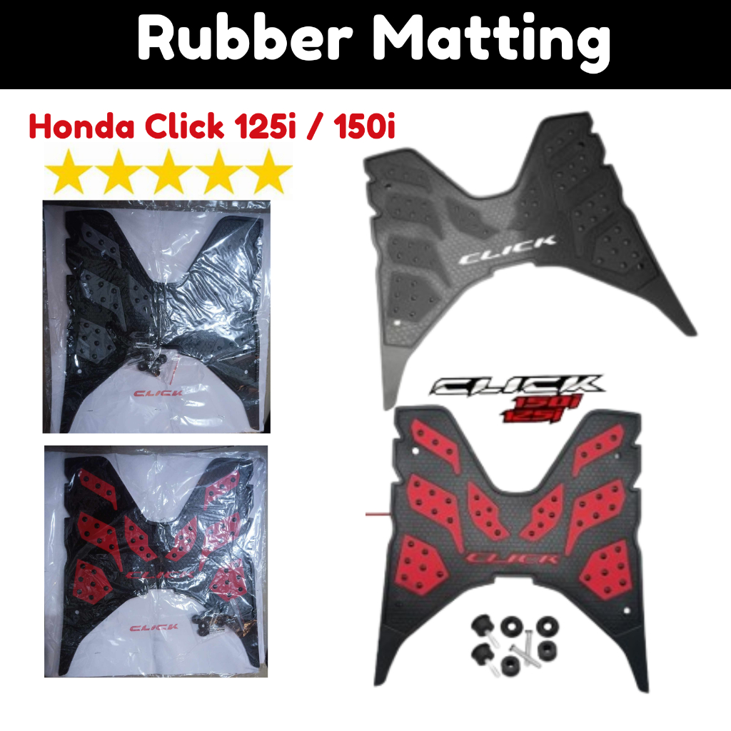 Rubber Matting For Honda Click V V V Or Honda Click I I With