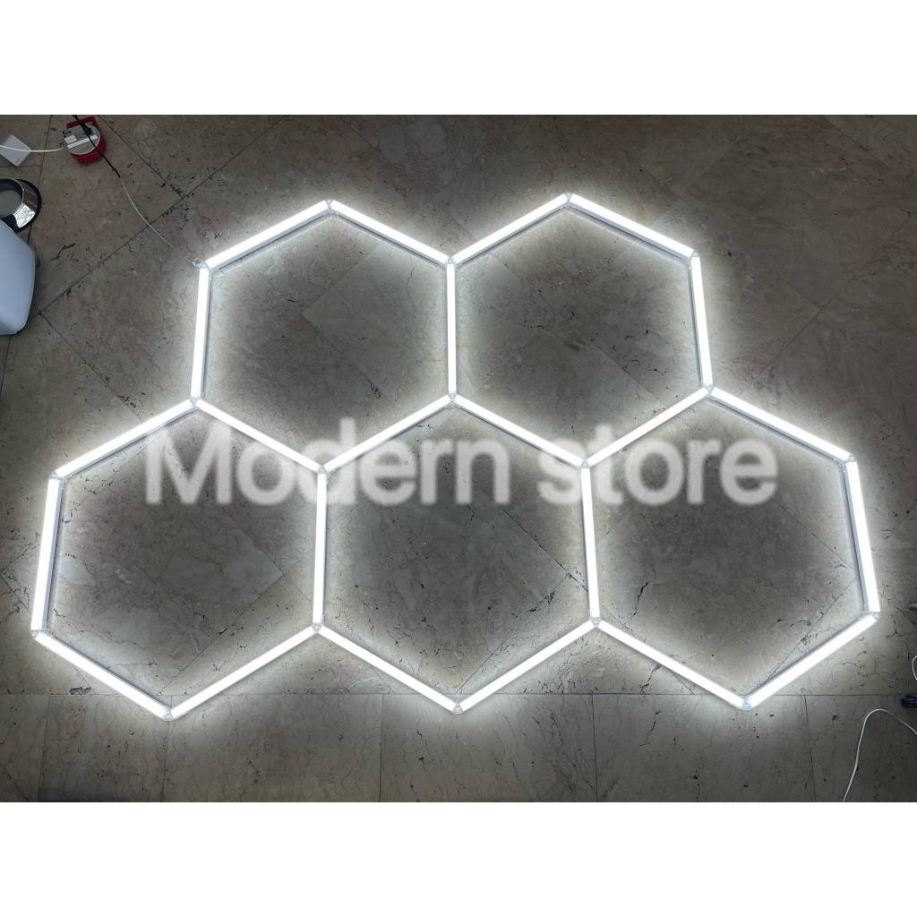 Hexagon Automotive Led Light For Car Wash Car Wrap And Painting Room