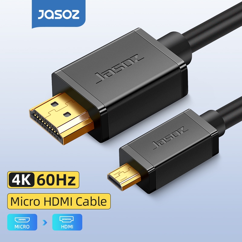 Jasoz Micro Hdmi K Hz D Effect Mini Hdmi To Hdmi Cable Male To Male