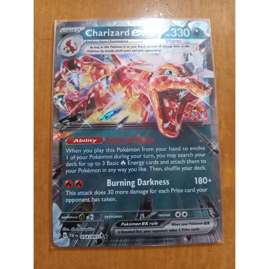 Charizard Ex Ultra Rare Pokemon Tcg Standard Eng Paldean