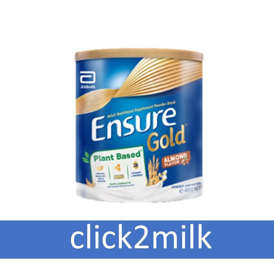 Ensure Gold HMB Plant Based Almond 400g Exp AUG 2024 Click2milk