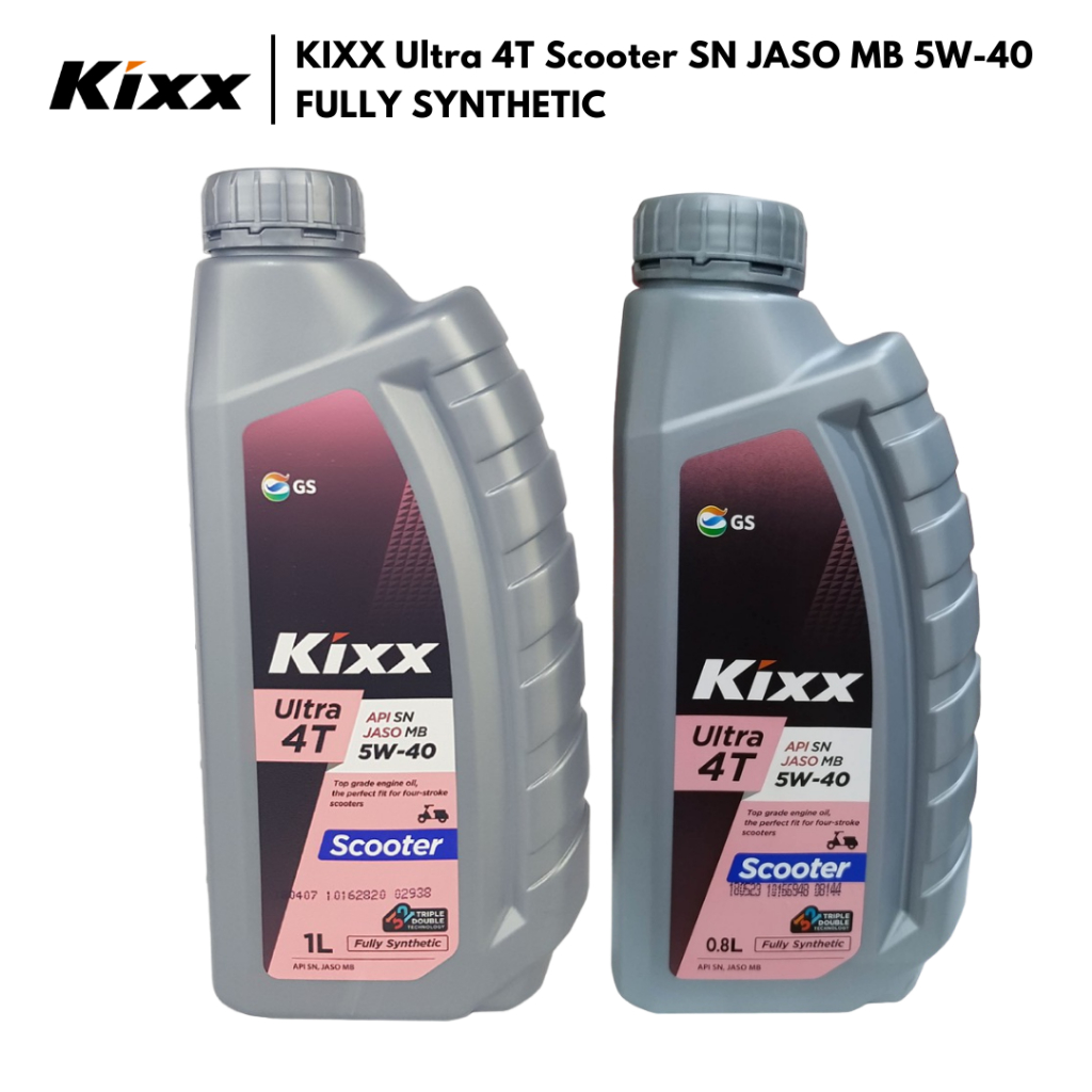 Kixx Ultra T Scooter Sn Jaso Mb W Fully Synthetic Motorcycle Oil