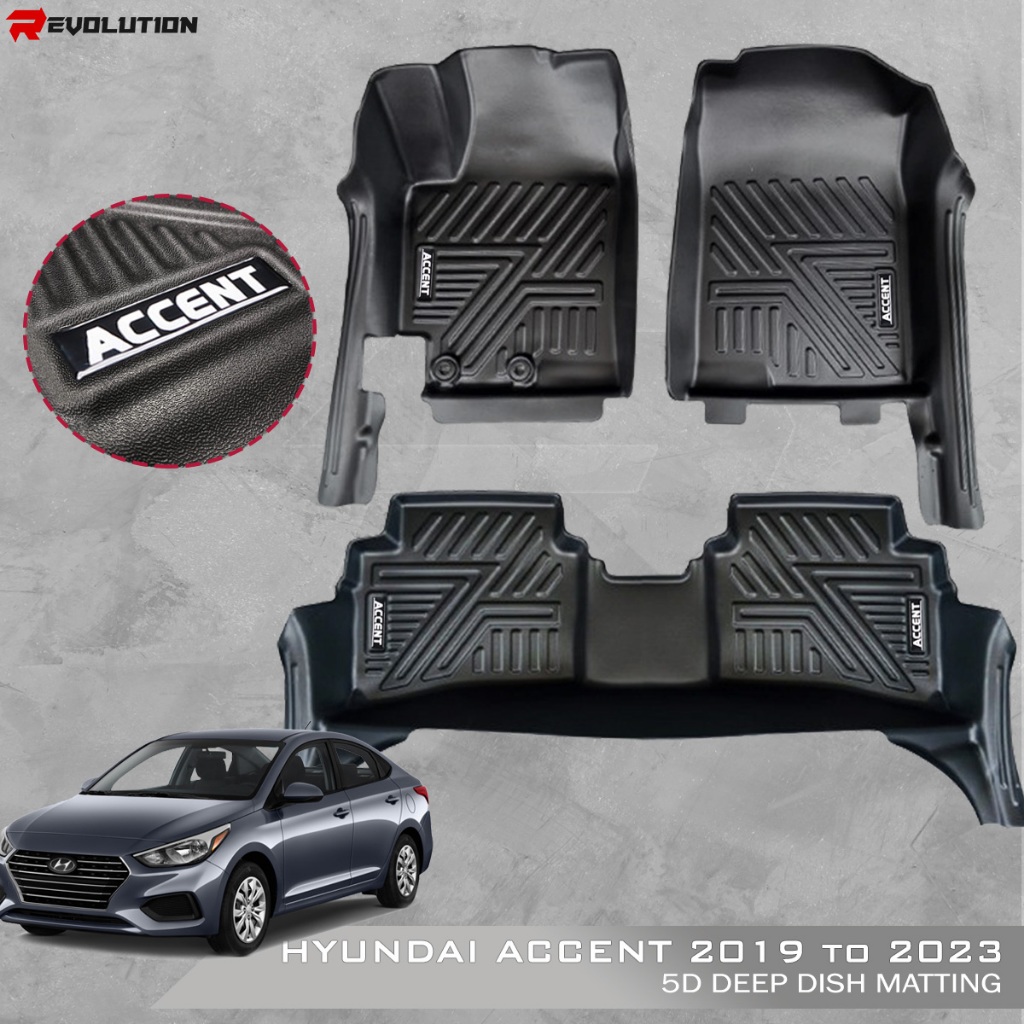 Hyundai Accent To Oem D Deep Dish Matting Pcs Set