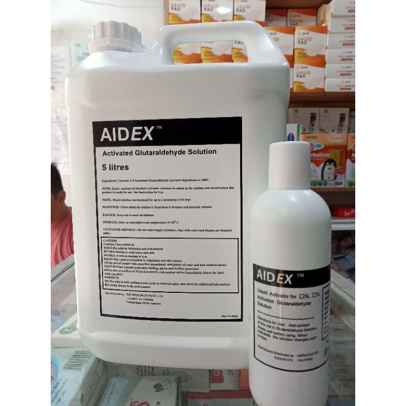 Aidex Liters Activate D Glutaraldehyde Shopee Philippines