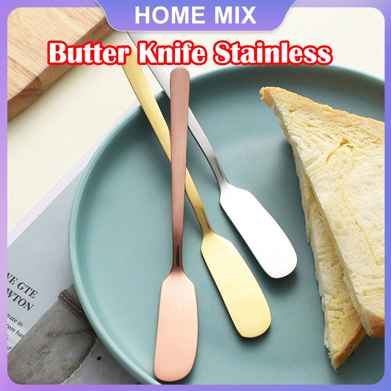 Butter Knife Stainless Butter Spreader Pizza Hole Cheese Dessert Jam