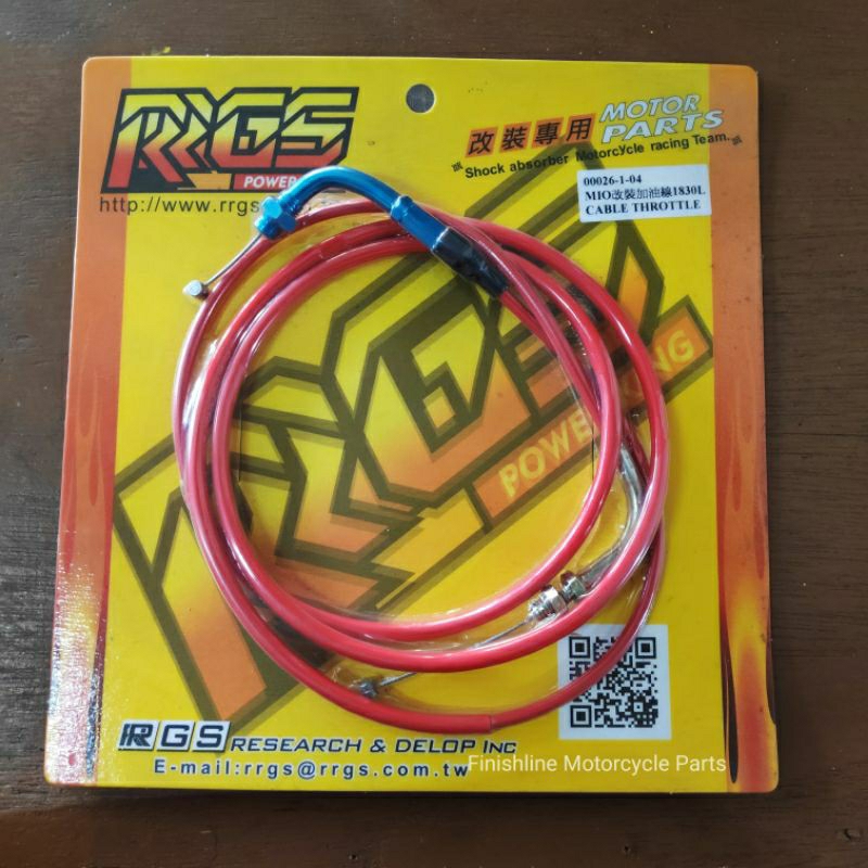 RRGS JISO Mio Sporty Throttle Cable Stock Quick Throttle Big Carb